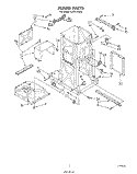 FRAME Diagram and Parts List for KUCC150S0  KitchenAid Trash Compactor