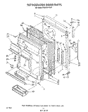 REFRIGERATOR DOOR Diagram and Parts List for ET20DKXVW03  Whirlpool Refrigerator