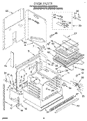 OVEN, LITERATURE Diagram and Parts List for RS675PXBH0  Whirlpool Range