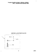 MISCELLANEOUS Diagram and Parts List for LSR7233BG1  Whirlpool Washer