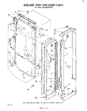 BREAKER TRIM AND LINER Diagram and Parts List for ED26MKXLWR0  Whirlpool Refrigerator