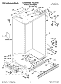 Part Location Diagram of 2307582 Whirlpool Bracket-Mtg. Water Filter