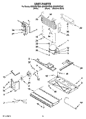 UNIT PARTS Diagram and Parts List for GX5SHDXTB00  Whirlpool Refrigerator