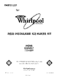 SECTION Diagram and Parts List for ECKMF87  Whirlpool Ice Maker