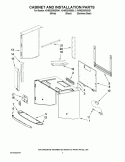 Part Location Diagram of W10553073 Whirlpool HARNS-WIRE