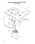 COMPONENT SHELF AND LATCH Diagram and Parts List for KEMS378XWH0  KitchenAid Wall Oven