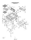 COOK TOP Diagram and Parts List for N9257X0  Roper Range