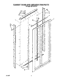 CABINET TRIMS AND BREAKER TRIM Diagram and Parts List for KSRF36DTX10  KitchenAid Refrigerator