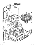 OVEN Diagram and Parts List for RM288PXV0  Whirlpool Microwave Oven Combo