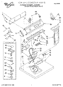 TOP AND CONSOLE, LIT/OPTIONAL Diagram and Parts List for LGC8858EQ1  Whirlpool Dryer
