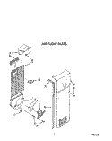 AIR FLOW Diagram and Parts List for KSRS25QXAL11  KitchenAid Refrigerator