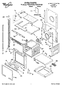 Part Location Diagram of LIT4455987 Whirlpool Literature Parts (Installation