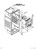 LINER Diagram and Parts List for ET14JKXXN01  Whirlpool Refrigerator