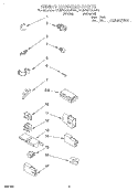 WIRING HARNESS Diagram and Parts List for 3LSP8255AW0  Whirlpool Washer