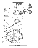 MACHINE BASE Diagram and Parts List for LA5600XPW5  Whirlpool Washer