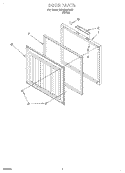 SECTION Diagram and Parts List for TCF0710EW00  Whirlpool Freezer