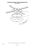 LOWER WASH ARM AND STRAINER Diagram and Parts List for KUDS220ST0  KitchenAid Dishwasher
