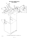 TOP AND CABINET , LITERATURE AND OPTIONAL Diagram and Parts List for LA5800XTM0  Whirlpool Washer