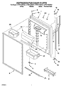 REFRIGERATOR DOOR PARTS Diagram and Parts List for KTRS19KMWH01  KitchenAid Refrigerator