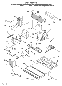 UNIT PARTS Diagram and Parts List for KBRS22KTSS00  KitchenAid Refrigerator