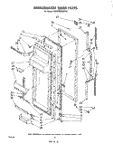 REFRIGERATOR DOOR Diagram and Parts List for ED22MMXLWR1  Whirlpool Refrigerator