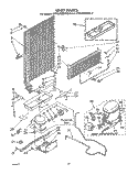 UNIT Diagram and Parts List for ET14JKXMWR4  Whirlpool Refrigerator