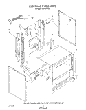 EXTERNAL OVEN Diagram and Parts List for SF310PERW5  Whirlpool Range