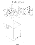 TOP AND CABINET , LITERATURE AND OPTIONAL Diagram and Parts List for LA7681XSW1  Whirlpool Washer