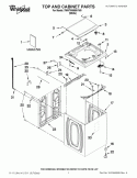 Part Location Diagram of W10338674 Whirlpool TECH SHEET