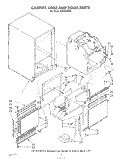 CABINET LINER AND DOOR , LIT/OPTION Diagram and Parts List for 4KUIS185S0  KitchenAid Ice Maker