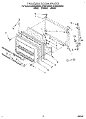 FREEZER DOOR Diagram and Parts List for ET22DQRDN01  Whirlpool Refrigerator