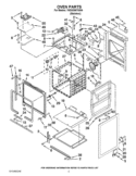 OVEN PARTS Diagram and Parts List for YKDSS907SS04  KitchenAid Range
