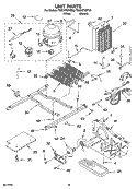 UNIT PARTS Diagram and Parts List for TS22AFXKQ06  Estate Refrigerator