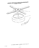 LOWER WASHARM AND STRAINER Diagram and Parts List for 4KUDA220TW2  KitchenAid Dishwasher