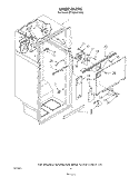 LINER Diagram and Parts List for ET18DKXTF00  Whirlpool Refrigerator