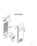 AIRFLOW Diagram and Parts List for KSRB25QXAL10  KitchenAid Refrigerator
