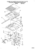 COMPARTMENT SEPARATOR Diagram and Parts List for ET22DQRAN00  Whirlpool Refrigerator
