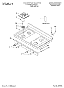 Part Location Diagram of 3191899 Whirlpool Burner Cap - Small