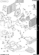 UNIT, LITERATURE Diagram and Parts List for BPAC2530ES0  KitchenAid Air Conditioner