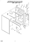 REFRIGERATOR DOOR Diagram and Parts List for 8ET18ZKXDG03  Whirlpool Refrigerator