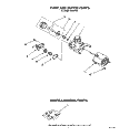 PUMP AND MOTOR, MISCELLANEOUS Diagram and Parts List for WU3000X2  Roper Dishwasher