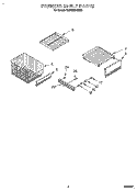 FREEZER SHELF Diagram and Parts List for KSSS36DBX00  KitchenAid Refrigerator