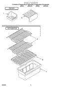 SHELF Diagram and Parts List for ET14JMYJN00  Whirlpool Refrigerator