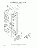 REFRIGERATOR LINER PARTS Diagram and Parts List for ED2KHAXVS02  Whirlpool Refrigerator