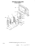 Part Location Diagram of 310167 Whirlpool End Cap, Control Panel