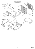 SECTION Diagram and Parts List for AD40LJ0  Whirlpool Dehumidifier