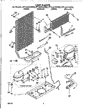 UNIT Diagram and Parts List for ET14JKXAN00  Whirlpool Refrigerator