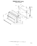 FREEZER DOOR Diagram and Parts List for ET18HKXSW00  Whirlpool Refrigerator