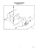 DRAIN PUMP Diagram and Parts List for EC5100XT1  Whirlpool Ice Maker