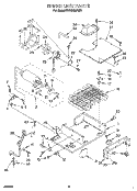 UPPER UNIT Diagram and Parts List for KSSS36MAX04  KitchenAid Refrigerator